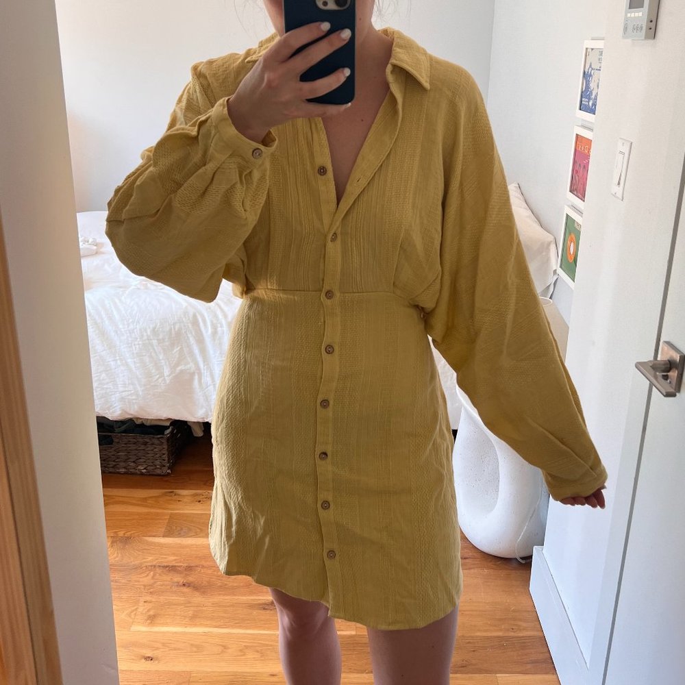 Green Free People Dress